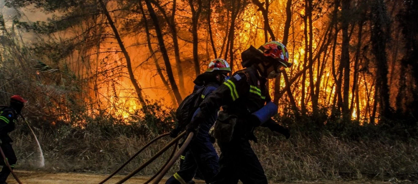 ΓΓΠΠ: Ο χάρτης πρόβλεψης πυρκαγιάς - Οι «κόκκινες» περιοχές για σήμερα (φώτο)